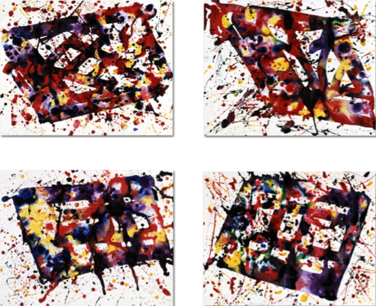 Work by Sam Francis
